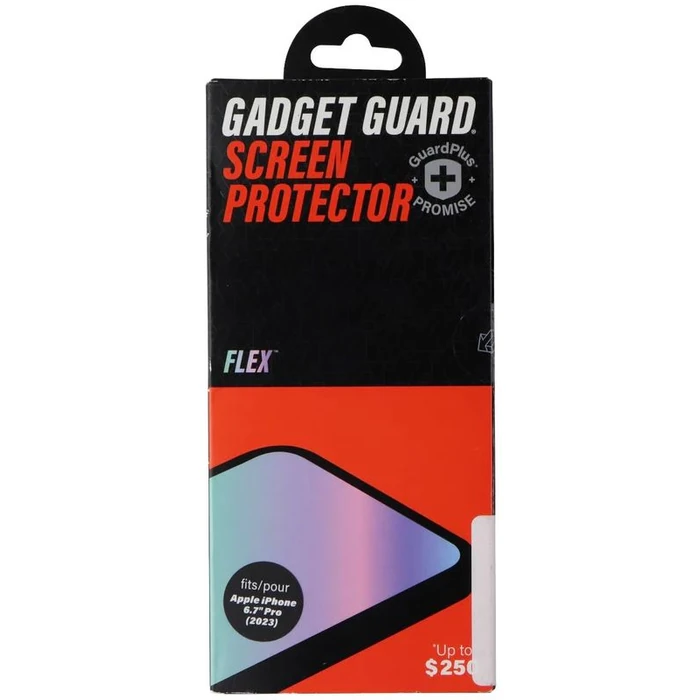 Gadget Guard Flex Screen Protector for iPhone 15 Pro Max - Clear by Gadget Guard - Refurbished - Brand New condition