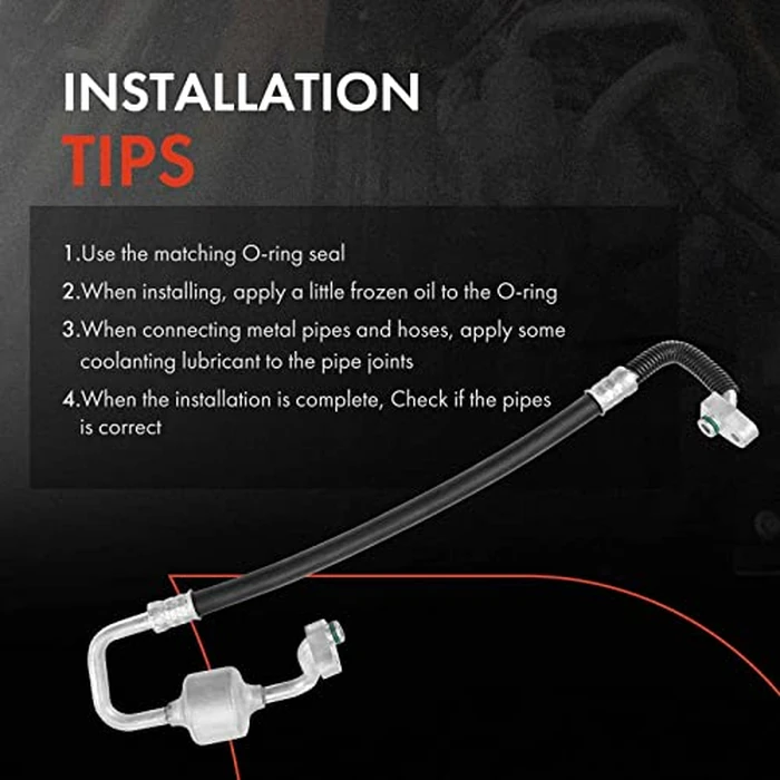 A-Premium A/C Discharge Hose Compatible with Lexus CT200h 2011-2017 Toyota Prius V 2012-2017 L4 1.8L Compressor to Condenser by A-premium - Image 6