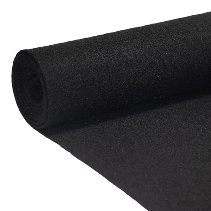 Bbox Black Carpet Non-Woven Febric | Length: 72 inch (6 ft.), Width: 43 inch (3ft 7in) | for Speaker Sub Box Carpet Home, Auto, RV, Boat, Marine, Truck & Car Trunk Liner by Bbox - Image 1
