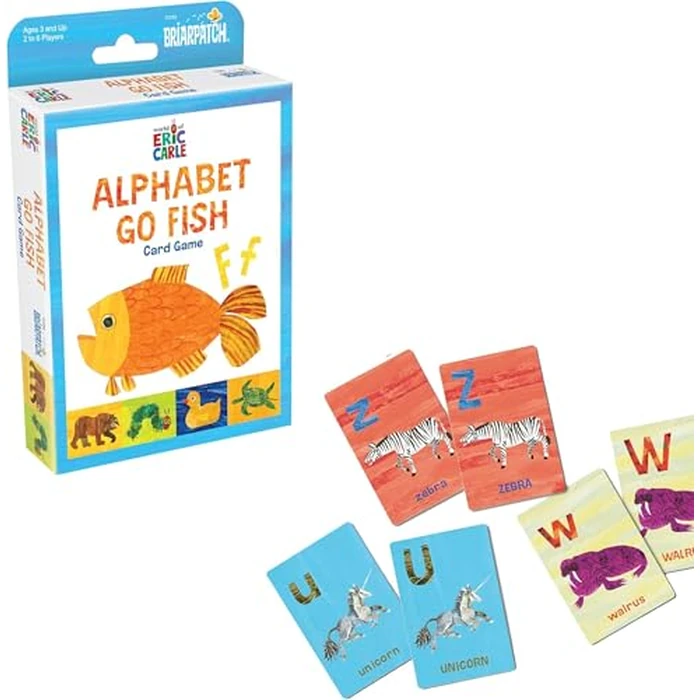 Briarpatch, World of Eric Carle Alphabet Go Fish Card Game, Featuring The Very Hungry Caterpillar, Preschool Learning For Kids by Briarpatch - Used - Like New condition - US$6.59
