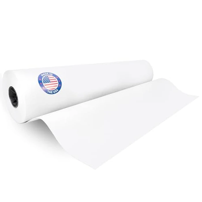 White Kraft Paper Roll 36" x 8640" (720 feet) for Packing, Moving, Shipping, Crafts - USA-Made Heavy Duty Craft Paper 50lb Thickness - 100% Recyclable Natural Kraft Wrapping Paper by IDL Packaging by IDL Packaging - Used - Like New condition - US$66.41