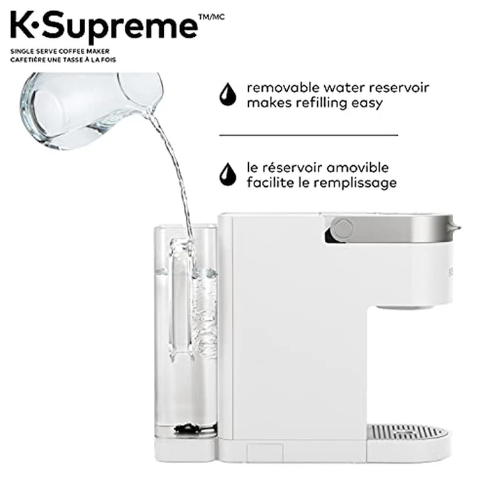 Keurig K-Supreme Single Serve K-Cup Pod Coffee Maker, With MultiStream Technology, White by Keurig - Image 4