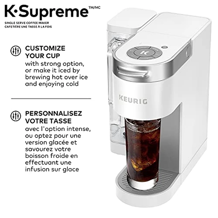 Keurig K-Supreme Single Serve K-Cup Pod Coffee Maker, With MultiStream Technology, White by Keurig - Image 5