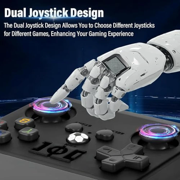 R36MAX Retro Game Console (R36S New Upgrade) - 4K HD 4.0" IPS Screen, 128GB Preloaded 22,000+ Retro Games, Open-Source Linux System, 4000mAh Rechargeable, Portable Video Games (White 128G) by XiFanHo - Image 5