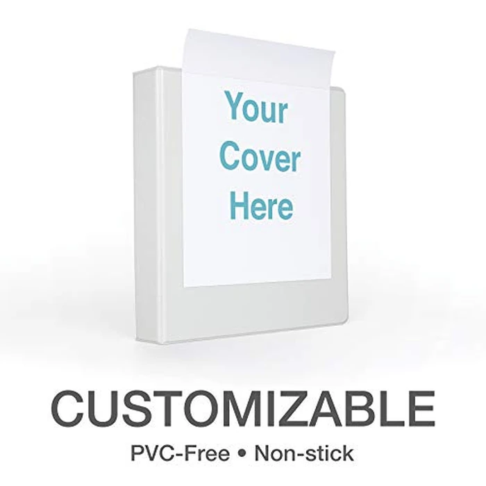 Oxford 3 Ring Binders, Binders for School and Office, 2 Inch ONE-Touch Easy Open D Rings, 3-Sided View Binder Covers, Xtralife Hinge, Non-Stick, PVC-Free, White, 530-Sheet Capacity, 4 Pack (79910) by Oxford - Image 6