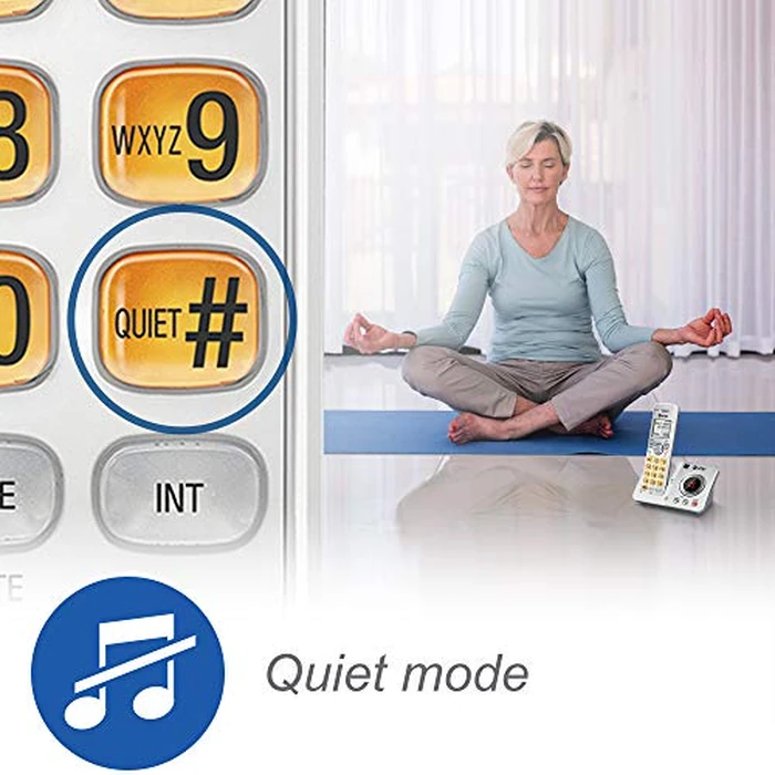 AT&T DECT 6.0 3 Cordless Phones with Caller ID, Handset Speakerphones, White and Grey by AT&T - Image 5