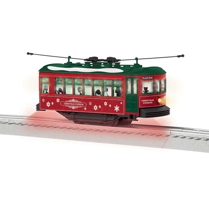 Lionel Christmas Express O Gauge Model Train Trolley with Underside Illumination by Lionel - Used - Like New condition