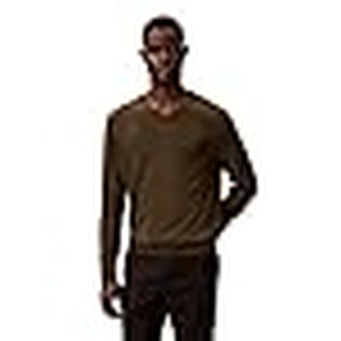 Calvin Klein Men's Extra Fine Merino Wool Blend V-Neck Sweater Dusty Olive by Calvin Klein - Image 3