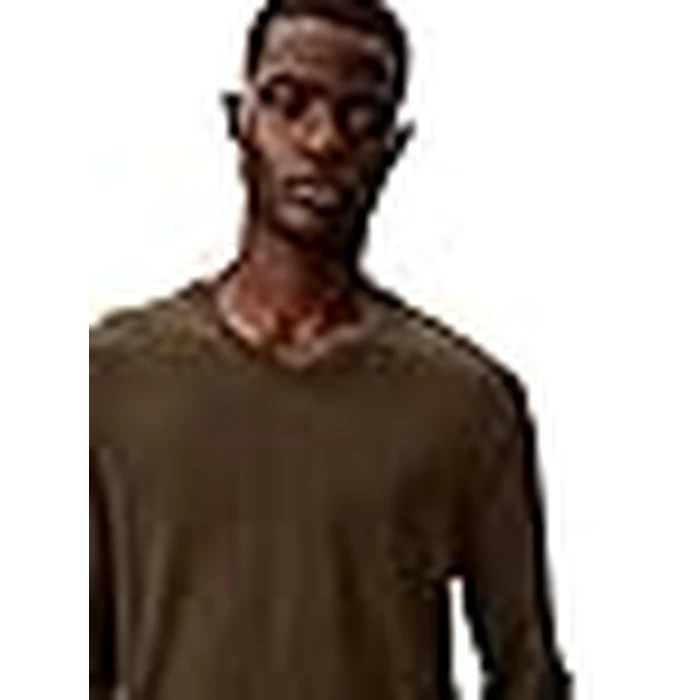 Calvin Klein Men's Extra Fine Merino Wool Blend V-Neck Sweater Dusty Olive by Calvin Klein - Image 9