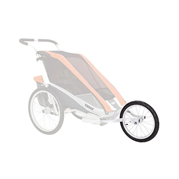 Thule Active with Kids Jogging Conversion Kit for Chariot Cougar 2 and Cheetah 2 Double Carriers 20100144, one color by Thule - Used - Acceptable condition