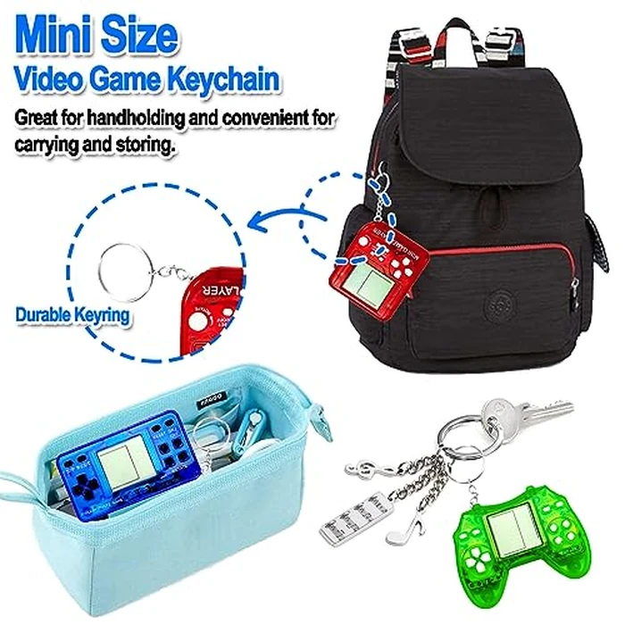 25 Pcs Video Game Party Favors for Kids, Video Game Keychain, Mini Gamer Party Favors, Gaming Party Decorations, Birthday Party, Classroom Prizes, Goodies Bags Stuffer by TGIQROVE - Image 4