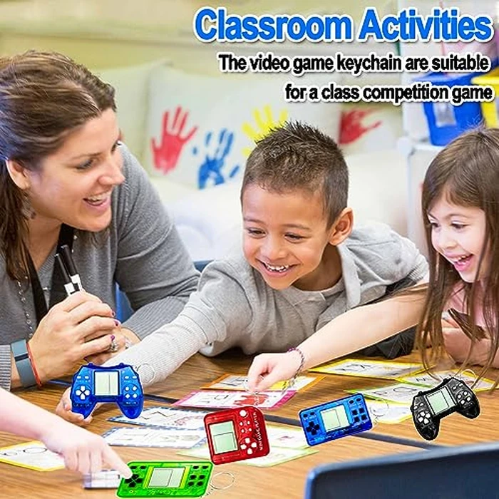 25 Pcs Video Game Party Favors for Kids, Video Game Keychain, Mini Gamer Party Favors, Gaming Party Decorations, Birthday Party, Classroom Prizes, Goodies Bags Stuffer by TGIQROVE - Image 6