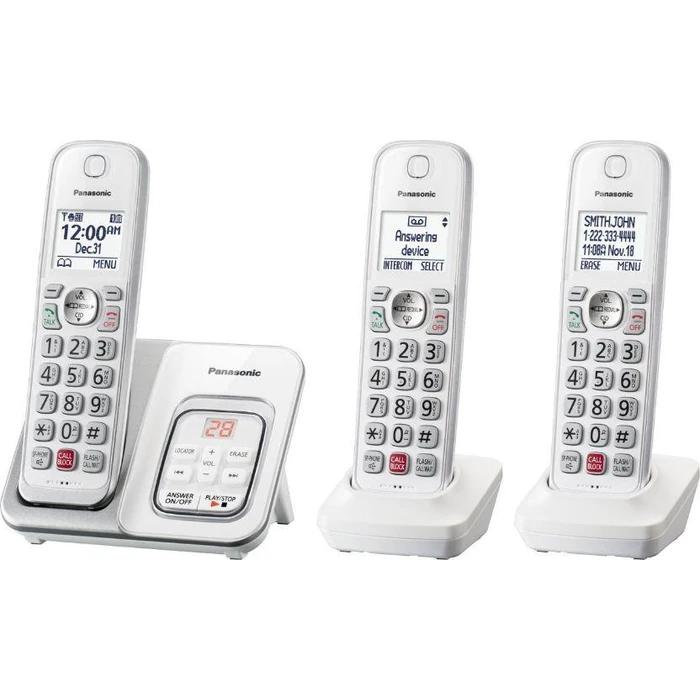 Panasonic KX-TGD833 Link-to-Cell Cordless Phone - White by Panasonic - Image 2