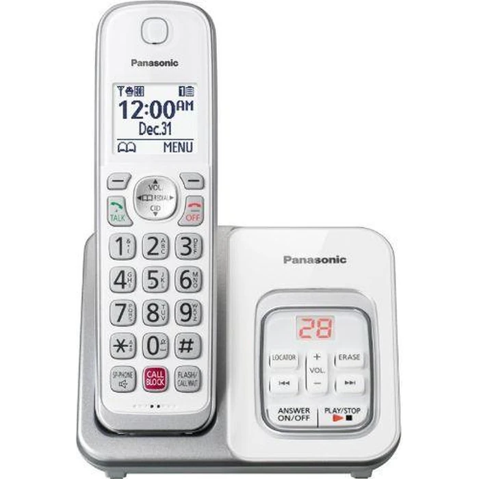 Panasonic KX-TGD833 Link-to-Cell Cordless Phone - White by Panasonic - Image 3
