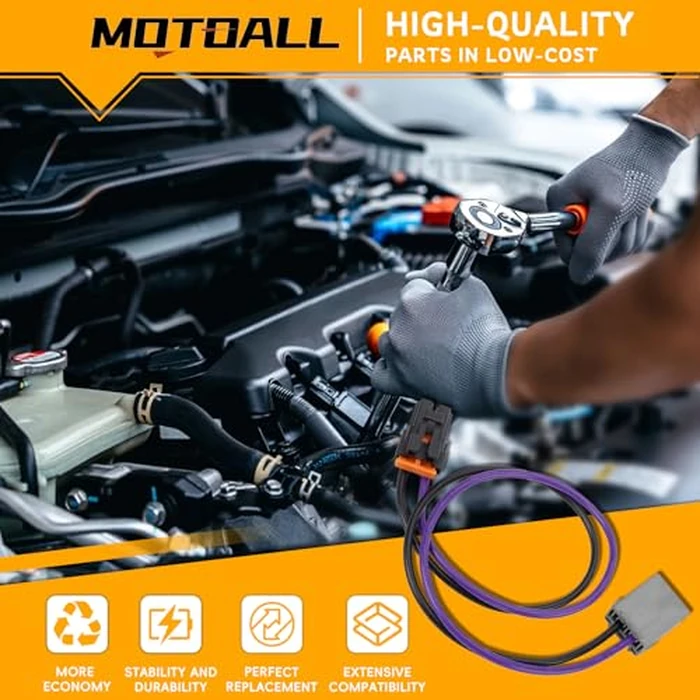 MOTOALL 22957044 Blower Motor Connector Harness, for Chevy Avalanche Suburban 1500 2500 Tahoe U, for Cadillac, for GMC, 15-75221, 15887352 by MOTOALL - Image 2