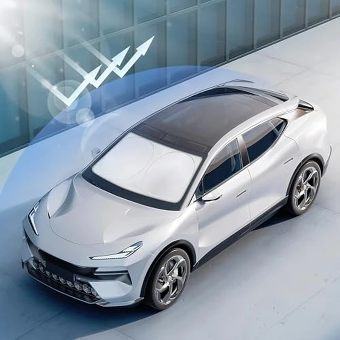 Magnelex Car Windshield Sunshade - Double-Layer Design for 2X Heat Blocking, Blocks UV Rays, Foldable Sun Shade for Cars, Trucks & SUVs, Keeps Interior Cooler, Large (63 x 33.8 in) by Magnelex - Image 3