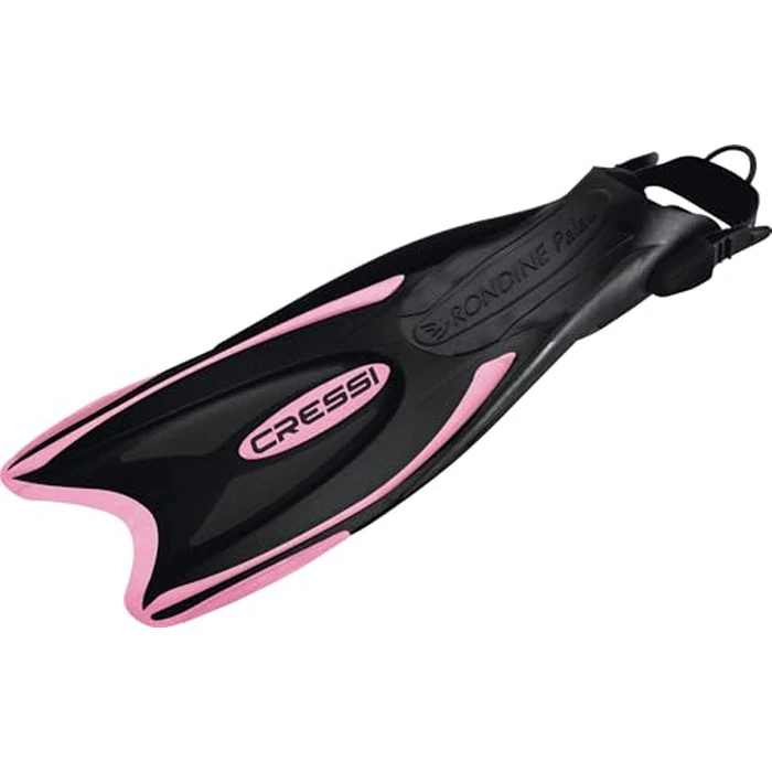 Cressi Adjustable Open-Heel Swim Fins - Black/Pink, S/M | US Man 6.5/8 | US Lady 7.5/9 | EU 38/41 - Adjustable Fit Snorkel Fins - Lightweight Flippers - Quick-Release Scuba Gear Strap by Cressi - Image 4