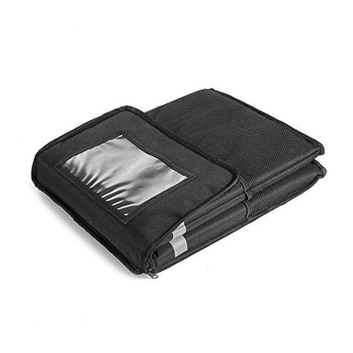 cherrboll L Insulated Pizza Delivery Backpack, Thermal Food Delivery Bag with 2 Dividers, Reusable Cooler Backpack for Bicycle Transport by cherrboll - Image 6