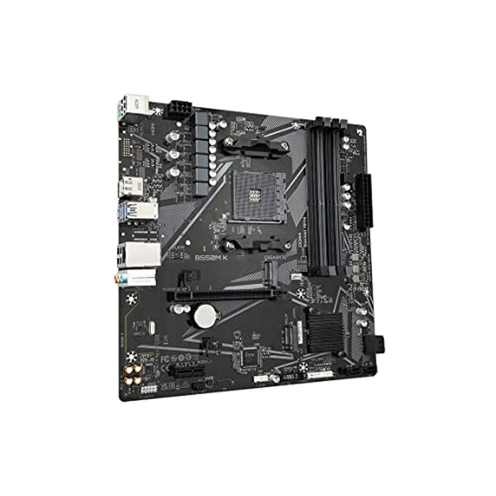 GIGABYTE B550M K (AM4/ AMD/ B550/ Micro-ATX/Dual M.2/ SATA 6Gb/s/USB 3.2 Gen 1/ Realtek GbE LAN/PCIe 4.0/ Motherboard) by GIGABYTE - Image 3