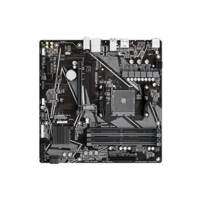GIGABYTE B550M K (AM4/ AMD/ B550/ Micro-ATX/Dual M.2/ SATA 6Gb/s/USB 3.2 Gen 1/ Realtek GbE LAN/PCIe 4.0/ Motherboard) by GIGABYTE - Image 4