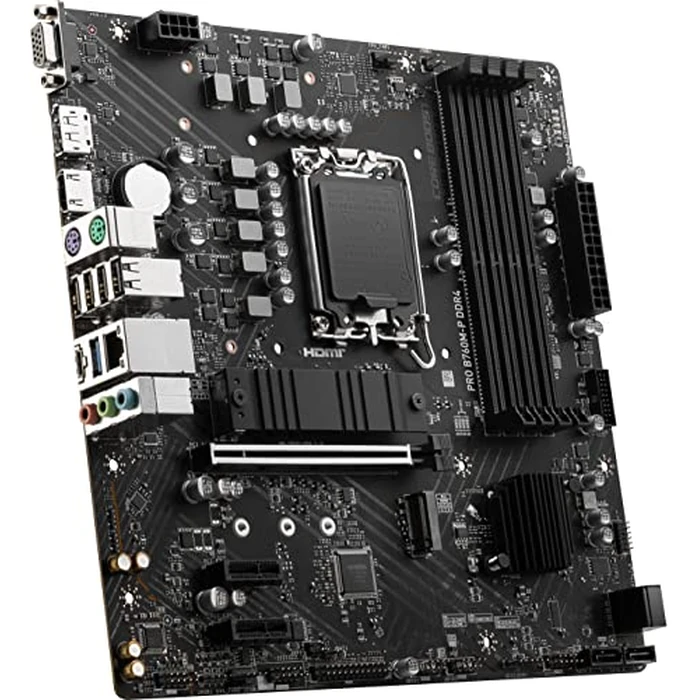 MSI PRO B760M-P DDR4 ProSeries Motherboard (Supports 12th/13th/14th Gen Intel Processors, LGA 1700, DDR4, PCIe 4.0, M.2, USB 3.2 Gen2, HDMI/DP, mATX) by msi - Image 5