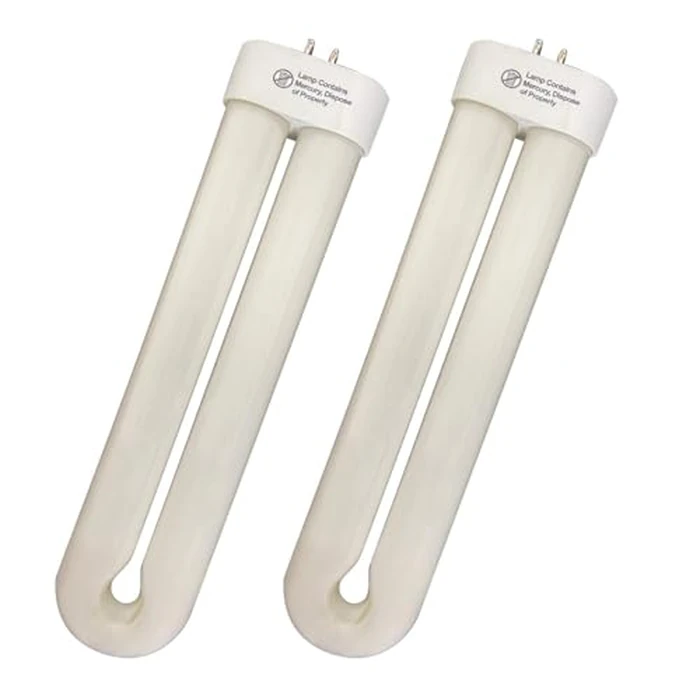 junxing BF190 Replacement Fluorescent Bulbs, Black Light Bulb Compatible with BK-40D, FUL32T8/BL 365nm, U Shape BL Fluorescent lamp,10 inch 32 Watt 2 Pack by Konideke - Image 1
