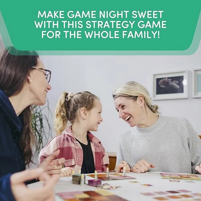 Foxmind Games: Icing On The Cake - Tile Laying Board Game, Kids and Family stratgegy Game Ages 8+ 15 Minute 2 or More Players by FoxMind - Image 3