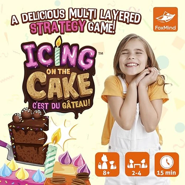 Foxmind Games: Icing On The Cake - Tile Laying Board Game, Kids and Family stratgegy Game Ages 8+ 15 Minute 2 or More Players by FoxMind - Image 4