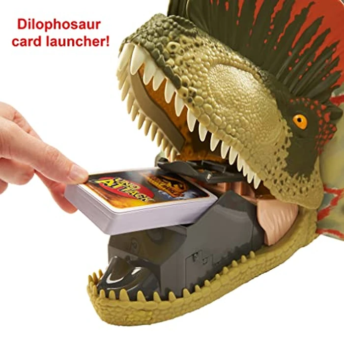 Mattel Games UNO Attack Jurassic World Dominion Card Game with Dinosaur Card Launcher for 2 to 10 Players Ages 7 Years & Older, Toy and Collectible by Mattel Games - Image 3