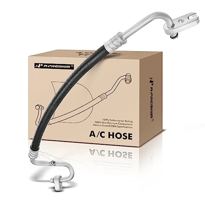 A-Premium A/C Discharge Line Hose Assembly Compatible with Chevrolet Traverse 2009-2012 & GMC Acadia 2007-2012 & Buick Enclave 2008-2012 & Saturn Outlook 2007-2010, Compressor to Condenser by A-Premium - Used - Very Good condition