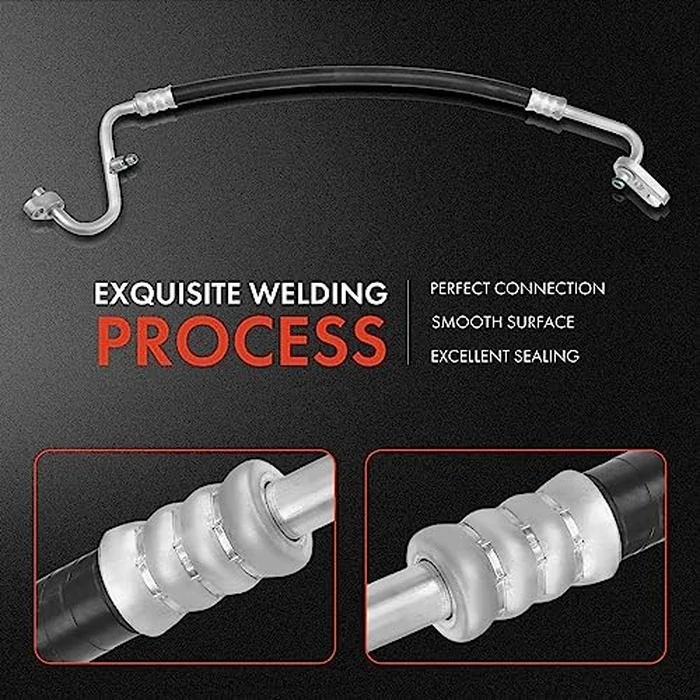 A-Premium A/C Discharge Line Hose Assembly Compatible with Chevrolet Traverse 2009-2012 & GMC Acadia 2007-2012 & Buick Enclave 2008-2012 & Saturn Outlook 2007-2010, Compressor to Condenser by A-Premium - Image 5