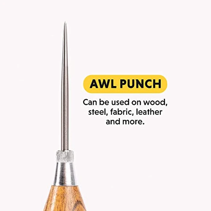 General Tools Scratch Awl Tool with Hardwood Handle - Scribe, Layout Work, & Piercing Wood - Alloy Steel Blade by General Tools - Image 6