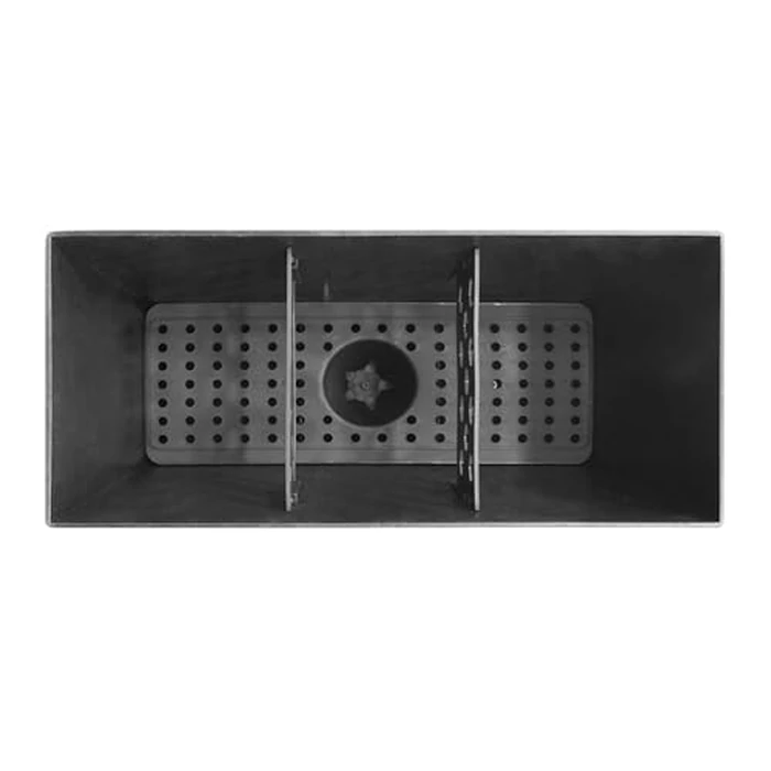 Sonata 20 in. H x 28 in W. Rectangle Slate Rubber Self-Watering Trough Planter by Tierra Verde - Image 8