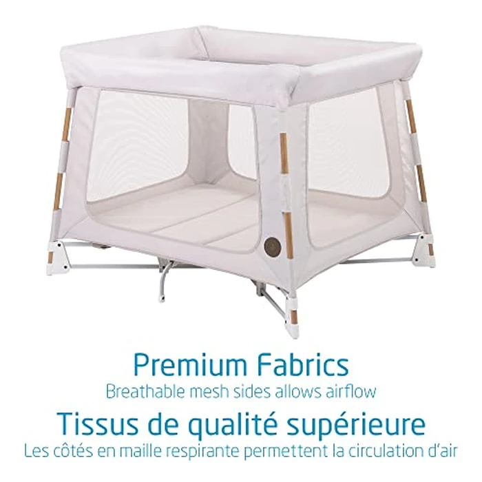 Maxi-Cosi Swift Playard, Playpen with 3-in-1 (Newborn bassinet, toddler, play), Portable, ultra comfort, 1 step fold, travel bag included, Horizon Sand by Maxi-Cosi - Image 5