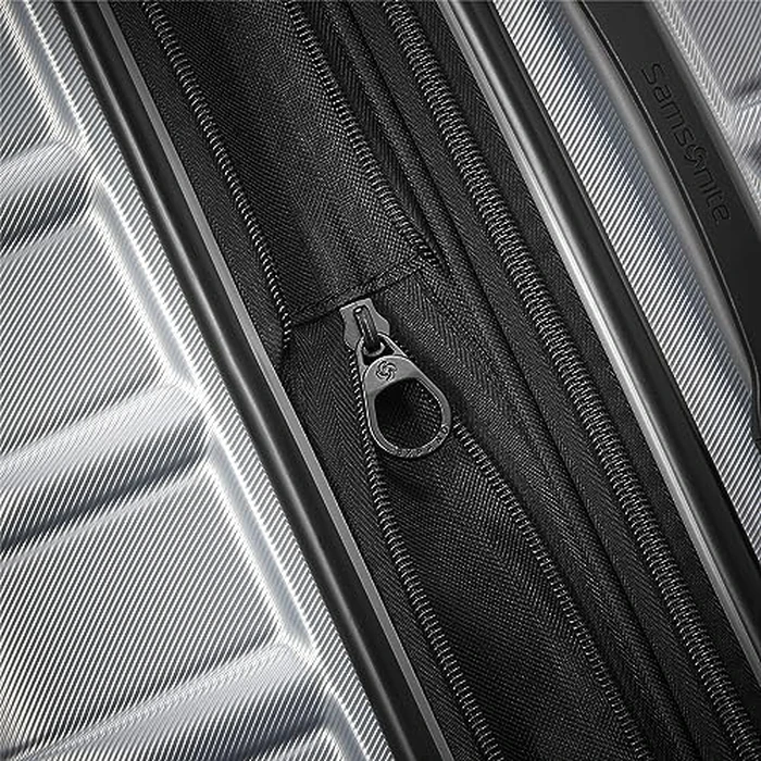 Samsonite Omni 2 Pro Hardside Expandable Luggage with Spinner Wheels, PRO 2PC SET (CO/M), Arctic Silver by Samsonite - Image 6