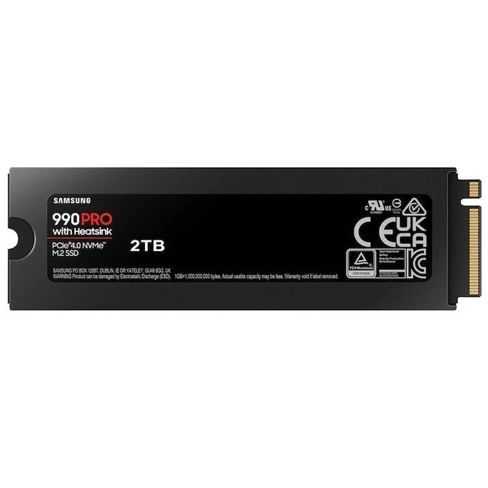 Samsung 990 PRO with Heatsink PCIe 4.0 NVMe Internal SSD - Black (2TB) by Samsung - Image 2