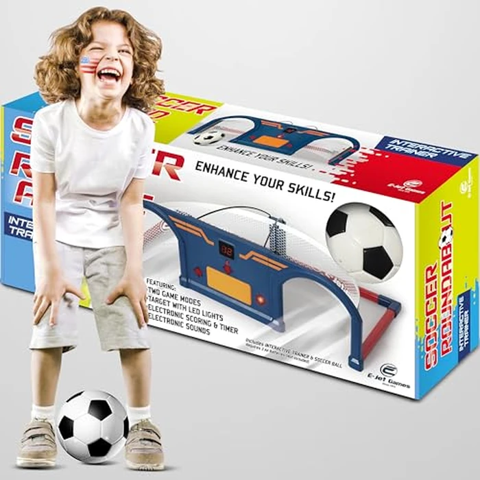 Soccer Trainer Ball Set, Soccer Roundabout Sport Games Gifts | Foot-Eye Coordination Hand-Eye, Football Exercises Agility Training by E E-JET GAMES - Used - Like New condition