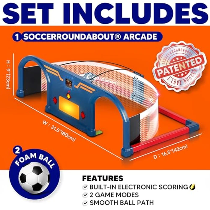 Soccer Trainer Ball Set, Soccer Roundabout Sport Games Gifts | Foot-Eye Coordination Hand-Eye, Football Exercises Agility Training by E E-JET GAMES - Image 4