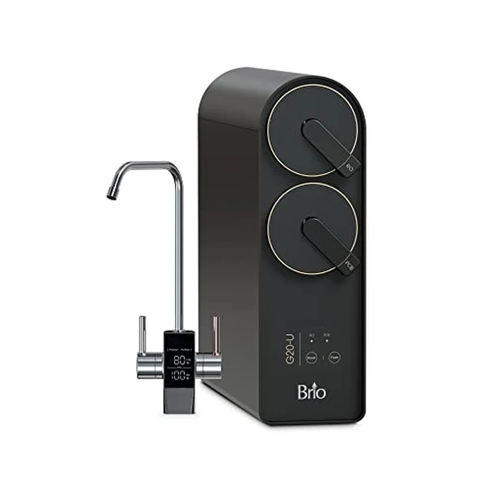 Brio Reverse Osmosis Water Filtration System, 700 GPD, 2:1 Pure to Drain, Tank-Less, Under Sink Faucet Mount by Brio - Used - Very Good condition