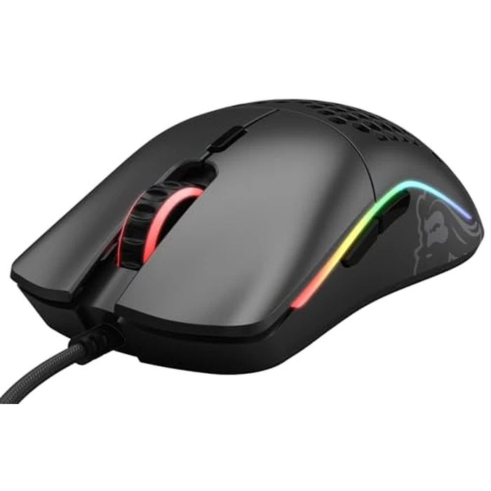 Glorious Model O- (Minus) Compact Wired Gaming Mouse - 58g Superlight Honeycomb Design, RGB, Pixart 3360 Sensor, Ambidextrous, Omron Switches - Matte Black by GLORIOUS - Image 3