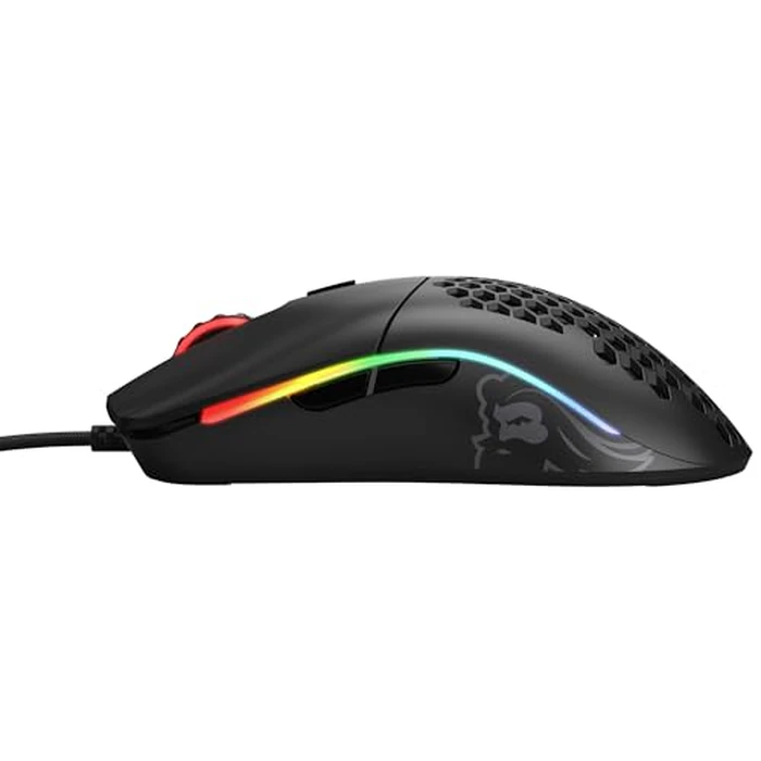 Glorious Model O- (Minus) Compact Wired Gaming Mouse - 58g Superlight Honeycomb Design, RGB, Pixart 3360 Sensor, Ambidextrous, Omron Switches - Matte Black by GLORIOUS - Image 4
