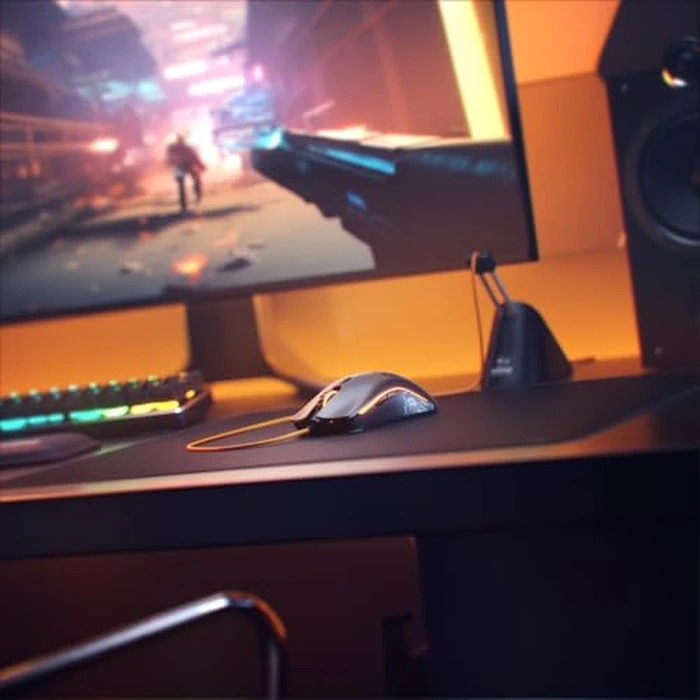 Glorious Model O- (Minus) Compact Wired Gaming Mouse - 58g Superlight Honeycomb Design, RGB, Pixart 3360 Sensor, Ambidextrous, Omron Switches - Matte Black by GLORIOUS - Image 6