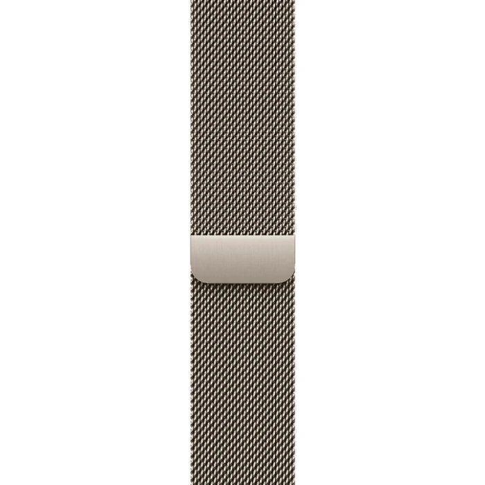 Apple Watch Series 10 (Cellular + GPS) - 64GB - 46mm - Natural Titanium Case with Natural Stainless Steel Milanese Loop Band - One Size by Apple - Image 3