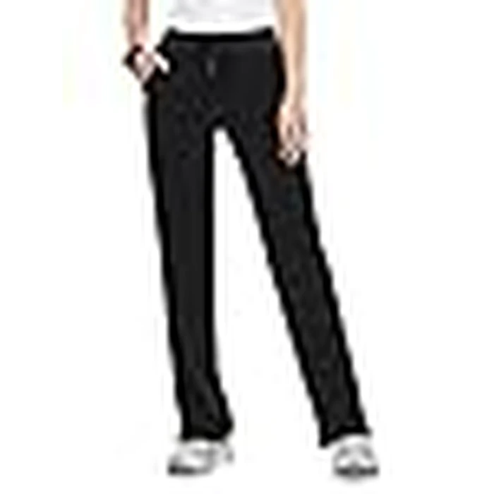 floralhue Women's Scrub Pants - Breathable & Soft Straight-Leg Pull-on Cargo Pant,Drawstring Bottoms with 3 Pockets,Black,M by floralhue - Image 3