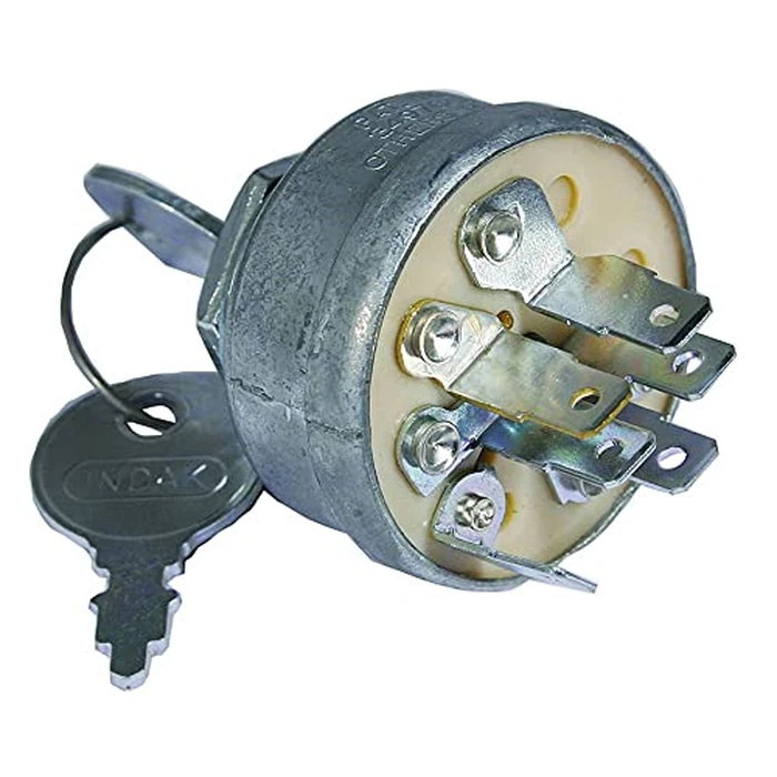 Stens New Indak Ignition Switch 430-334 Compatible with Exmark Lazer Z and Lazer Z XP with 60" and 72" Deck, Toro Z500 Series Z Master with 60" and 72" Deck 103-0206, 104-2541, 109-4736, 88-9830 Grey by Stens - Used - Very Good condition