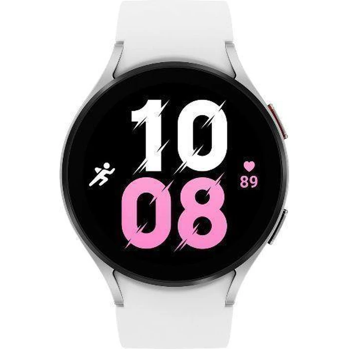 Samsung Galaxy Watch5 (Bluetooth + LTE) - 16GB - 40mm - Silver Aluminum Case with White Fluoroelastomer Sport Band by Samsung - Refurbished - Good condition - CA$121.99