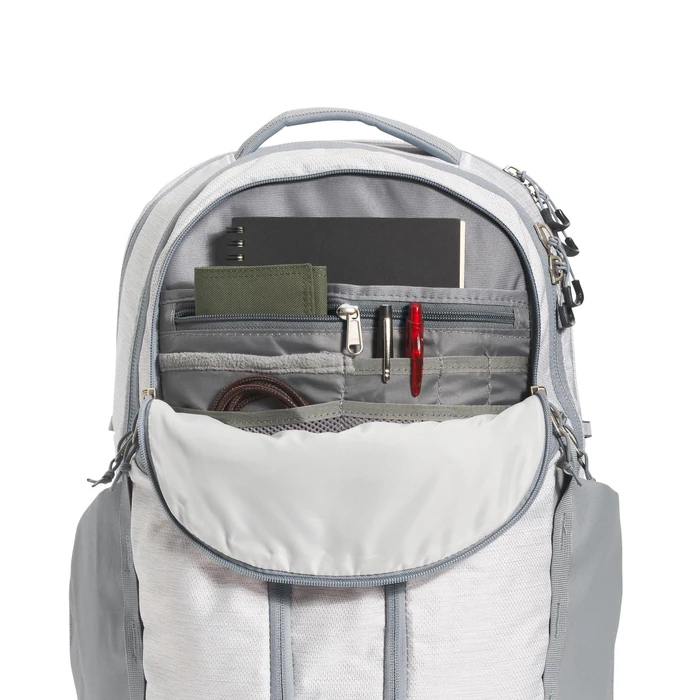 THE NORTH FACE Women's Surge Commuter Laptop Backpack, TNF White Metallic Mélange/Mid Grey-NPF, One Size by The North Face - Image 6