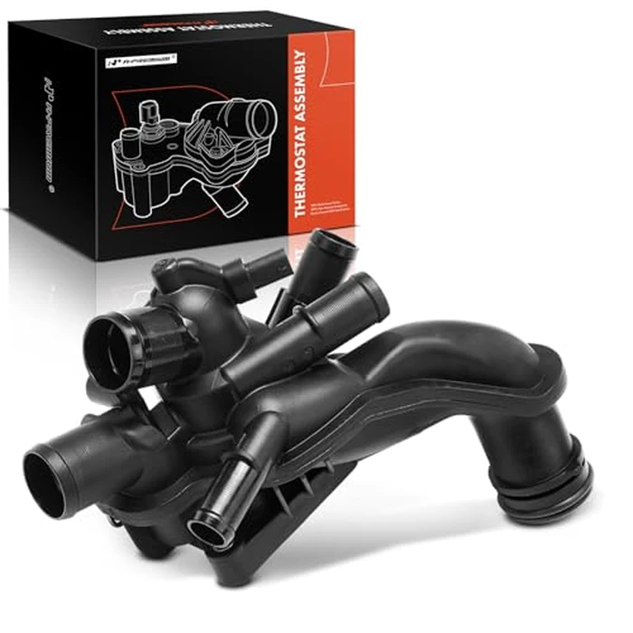 A-Premium Engine Coolant Thermostat Housing Assembly Compatible with Mini Cooper 2011-2016, Cooper Countryman 2011-2017, Cooper Paceman 2013-2016, 1.6L, Replace for# 11537647305, 11537588876 by A-premium - Image 1
