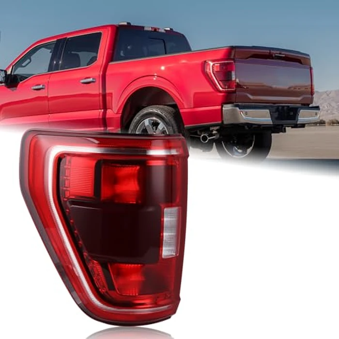 Duolctrams LED Halogen Tail Light Rear Lamp Assembly w/Blind Spot (Module NOT Included) Compatible for 2021 2022 2023 XLT Ford F150 F-150 Left Driver Side ML-3Z13-405-C by Duolctrams - Used - Very Good condition