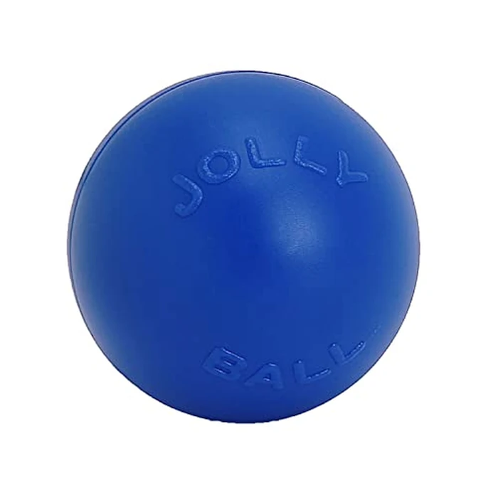 Jolly Pets Push-n-Play Ball Dog Toy, 14 Inches/Extra-Large, Blue (314 BL), for All Breed Sizes by Jolly Pets - Used - Very Good condition - US$43.94